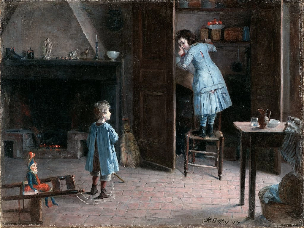 Bambini in un interno, 1907